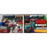 Quantity of unboxed model cars, lorries, tanker, by Corgi, Matchbox, Welly, Teama etc