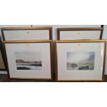 Rob Piercy (British 20th/21st century) - Set of four coloured limited edition prints of