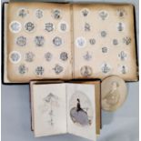 A late 19th century album entitled Engraving Specimen book (1880-1889) containing printed