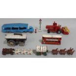 Small collection of Lesney model vehicles 1950's-1960's including Major Series Massey Ferguson