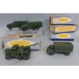 Dinky Supertoys 661 Recovery Tractor in original box, together with two armoured Command Vehicle 677