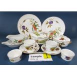 A quantity of Royal Worcester Evesham pattern wares including a large tureen and cover, further