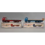 2 Dinky Supertoys in original boxes, both Foden Flat Trucks; 905 (missing chains) and 903 with