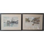 Louis Ward (20th century British) - Set of four coloured signed limited edition prints of Bristol,