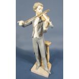 A Lladro Daisa figure of a violinist with number 5330 to base, 34cm tall approx