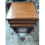 A nest of three graduated G-Plan Astro teak occasional tables