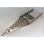 An antique Indian double bladed Katar, 31cm