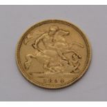 Half sovereign dated 1894