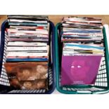 A quantity of 45rpm vinyl records, various rock and pop bands to include Scot Walker, T Rex, The
