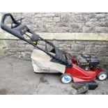 A Toro recycler petrol driven rotary lawn mower with automatic drive system and 650 series engine (