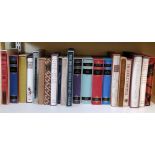 A collection of Folio Society books, all in slip cases, to include Anthony Trollope and others (21