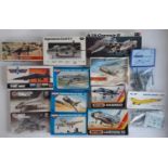 14 model aircraft kits, all 1:72 scale including kits by Airfix, Matchbox, Novo, Revell, Aero,