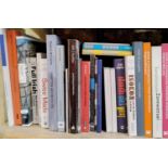 Collection of books relating to 21st century and recent architectural interest and the materials