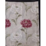 2 pairs of good quality curtains in different sizes, both Laura Ashley 'Ruskin' fabric in