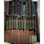 Poets and Poetry of the 19th century, published by Blackfriars Publishing Co, with leather spines,