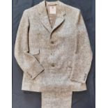 Men's jacket in Donegal Tweed with 2 pairs of matching trousers Size; armpit to armpit 52cm,