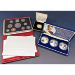 Royal Mint Price William of Wales 21st Birthday commemorative silver proof crown set - 2003 from