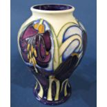 A Moorcroft Pottery 'Wine Delight' pattern vase, edition number 10/50, designed by Emma Bossons (