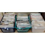 An extensive collection of vinyl 45rpm singles together with a quantity of LPs - various dates 60s