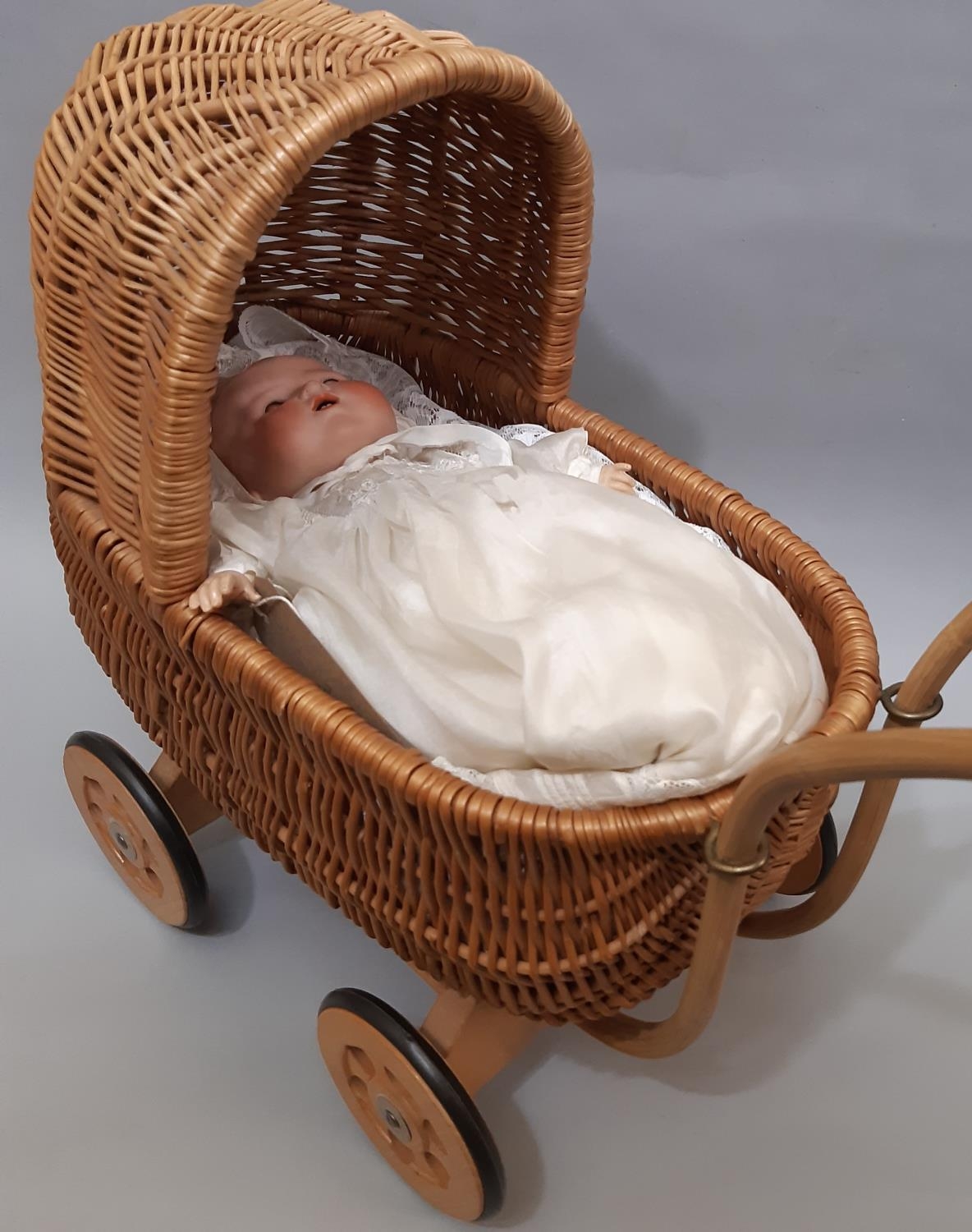 2 1920/30's bisque head baby dolls 'My Dream Baby' by Armand Marseille; one is mould 351 with - Image 2 of 11