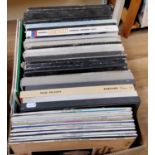 A box of assorted classical vinyl LPs. [1]