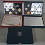 Proof annual coinage collection 1983-1999 (2 x 1985 and 2 x 1989) nineteen sets all cased