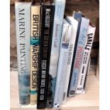 A number of books about ships, sailing and related subjects (9)