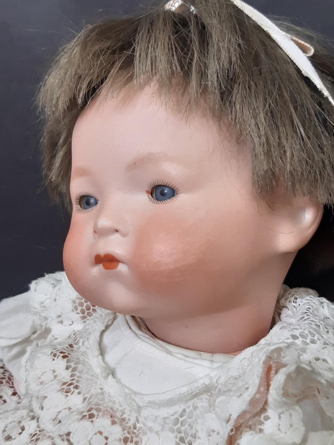 2 1920/30's bisque head baby dolls 'My Dream Baby' by Armand Marseille; one is mould 351 with - Image 7 of 11