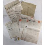 An extensive collection of 19th century and early 20th century assorted legal documents. [2]