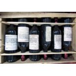 Twelve bottles of 1989 Chateau Meaume Bordeaux Superieur red wine