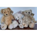 3 Limited Edition Teddy bears by Merrythought, all with voice box and in the style of pre-war bears,