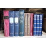 A collection of assorted Folio Society books together with a box set of The Oxford Library Of