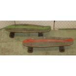 Two Saltrock Penny skateboards, 56cm long