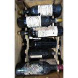 A mixed case of ten vintage red wines, including five bottles of Chateau Caronne St Gemme Haut -