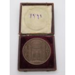 1872 National Thanksgiving medal in bronze, struck for the Recovery of Health of HRH The Prince of