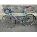 A Fondriest lightweight racing cycle with Shimano gearing, Bassano Frontera saddle together with a