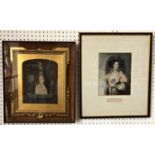 Two framed artworks (19th/20th Century) to include: Catherine Mary Sermonda Burrell (1874-1958),