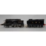 Gauge 1 live steam train by Aster, LMS 2-4-0, Jumbo locomotive and tender, 'Snowdon' 5001, missing