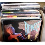 Vinyl - mixed collection of LP's to include David Bowie, Mike Oldfield, Tom Waits, Elton John,