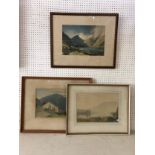 William Heaton Cooper (1903-1995) Three framed prints, each signed and titled in pencil: 'Wind and