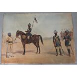 Richard Simkin (1840-1926), 'Indian Native Troops', watercolour on paper, signed 'R. Simkin' and