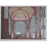 EDWARD BAWDEN C.B.E., R.A. (1903-1989) 'LEADENHALL' lithograph in colour, signed and titled in