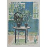 EDWIN LA DELL (1914-1970) 'THE STUDIO' lithograph in colours, signed and numbered in pencil to