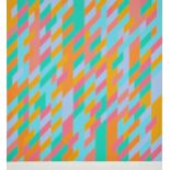 BRIDGET RILEY CH, CBE (b.1931) 'TO MIDSUMMER' 1989 (Schubert 34) screenprint in colours on wove