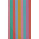 BRIDGET RILEY (b.1931) 'SIDEWAYS' screenprint in colours on wove paper, signed, titled, numbered and