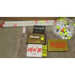 A collection of golf balls to include boxed unused examples, Pinnacle gold distance, Prostaff gold