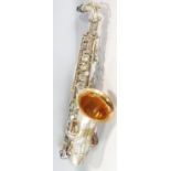 A CG Conn vintage 'Gold plated' alto saxophone serial No 1153489 60cm, with it’s original case.