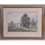 Henry George Gandy (1879-1950) - 'Pyrton Manor, Oxford', watercolour on paper, signed and dated '