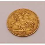 Half sovereign dated 1896