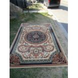 A modern Italianate style carpet with a big floral pattern, 290cm x 200cm approx.